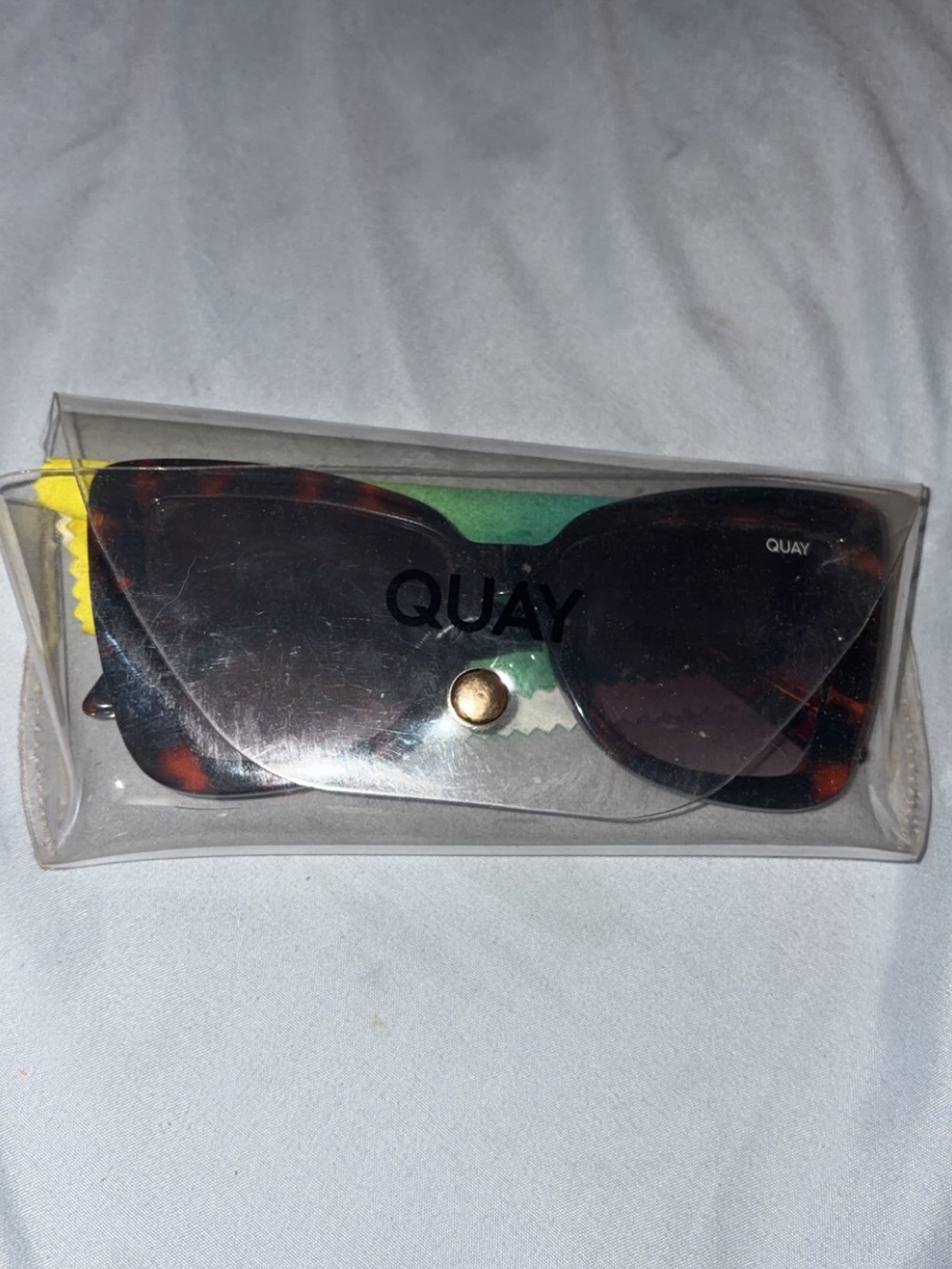 Quay Australia Womens’s Tortoiseshell Sunglasses - Brown Lenses